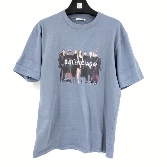 Balenciaga | Tops | Balenciaga Womens Gray Model People T